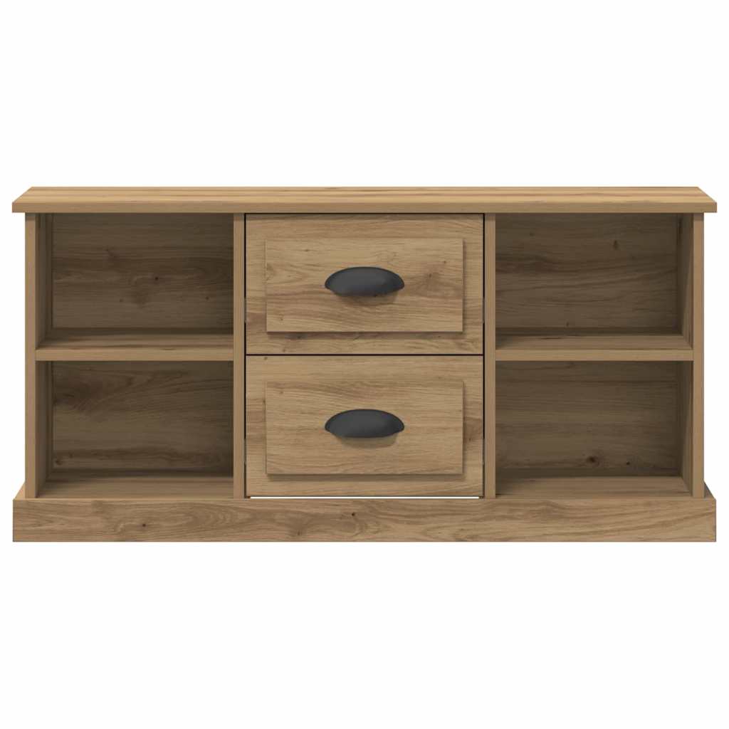 vidaXL Meuble TV Chêne artisanal 99,5 x 35,5 x 48 cm Bois d'ingénierie - Image 6