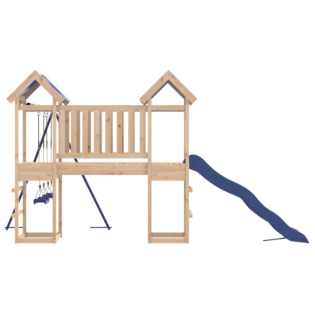 vidaXL Parque infantil de exterior de madera maciza de pino - Image 5