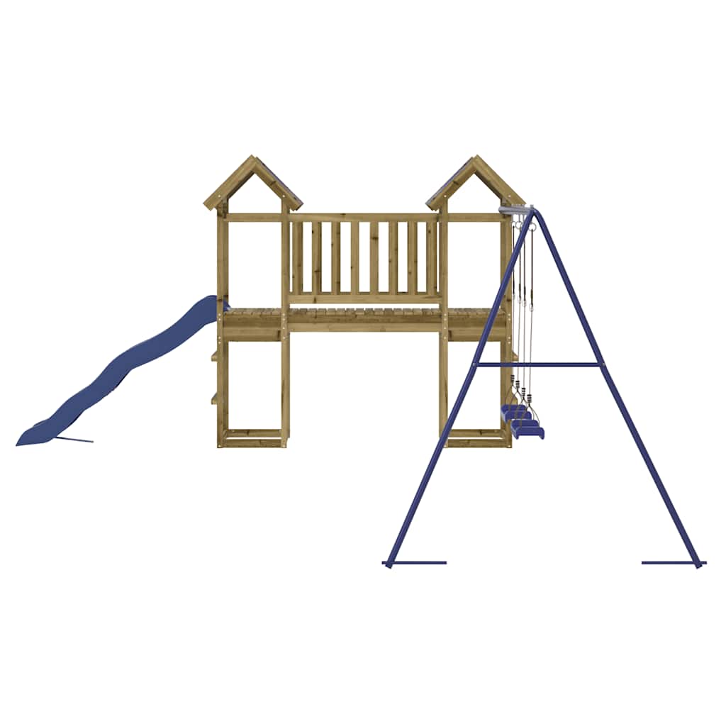 vidaXL Parque infantil de exterior madera de pino impregnada - Image 6