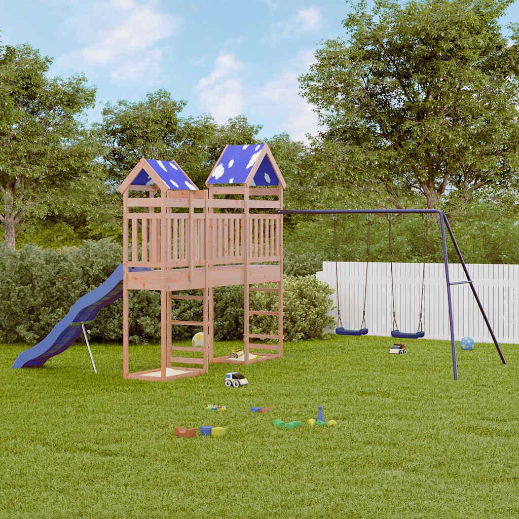 vidaXL Parque infantil de exterior madera maciza Douglas3156935