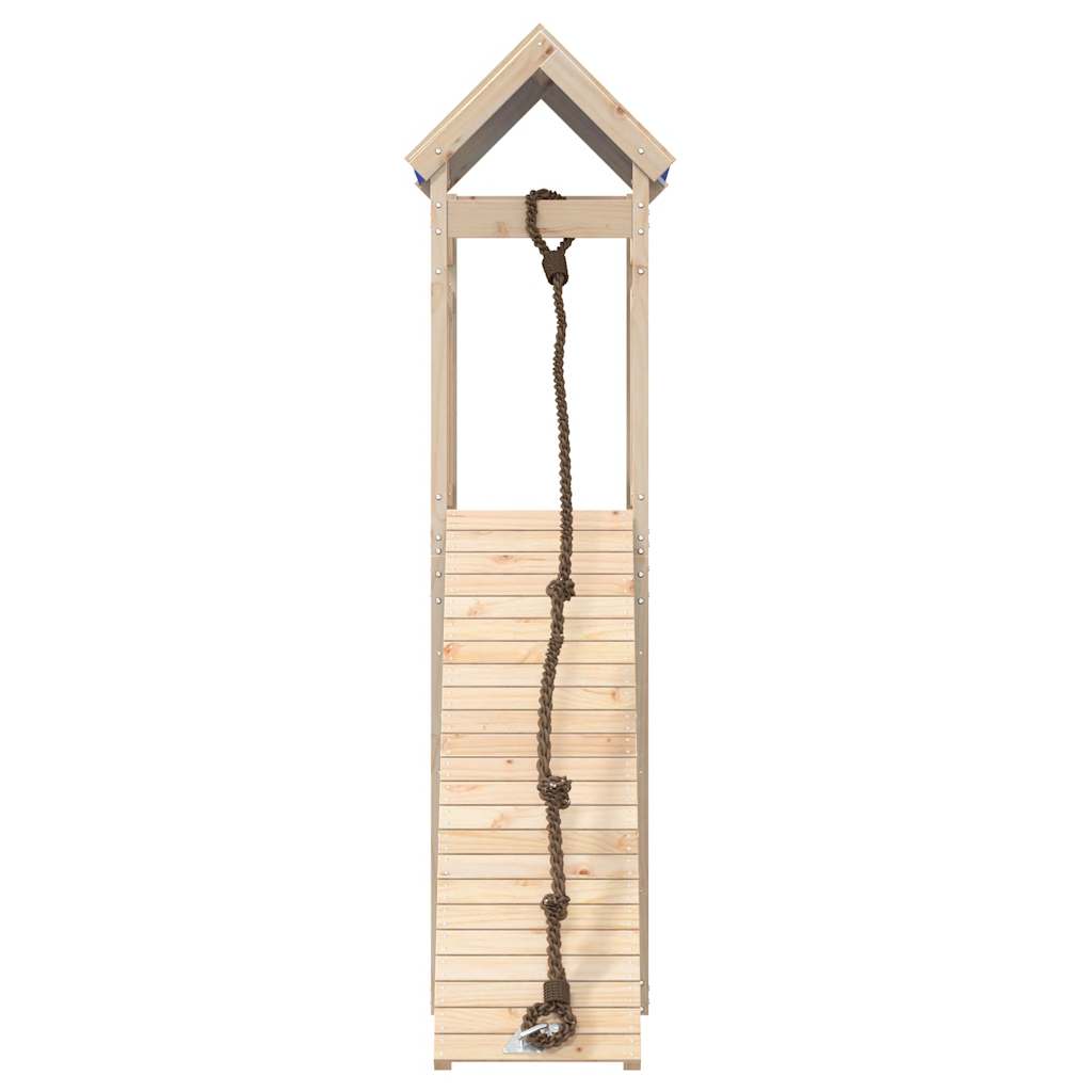 vidaXL Parque infantil de exterior de madera maciza de pino - Image 3