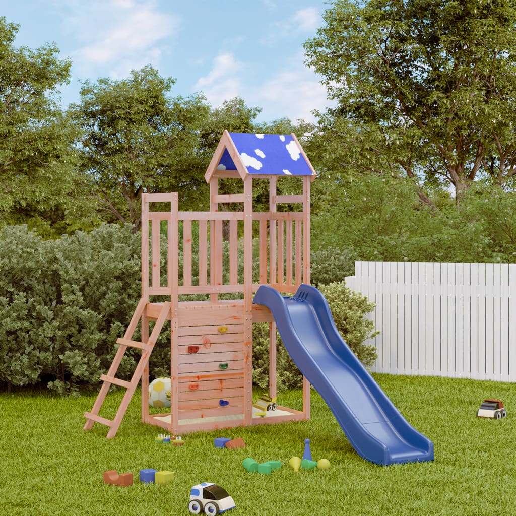 vidaXL Parque infantil de exterior madera maciza Douglas3156935