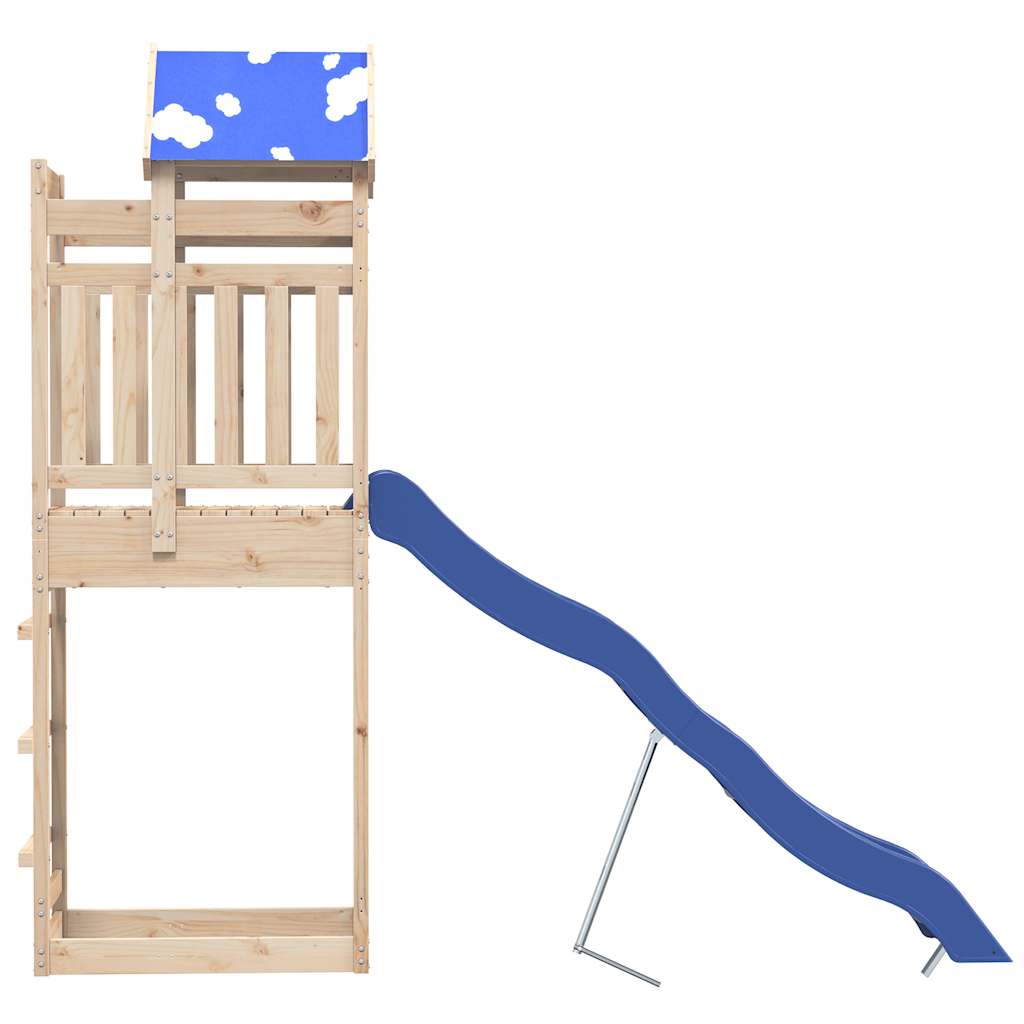 vidaXL Parque infantil de exterior de madera maciza de pino - Image 5