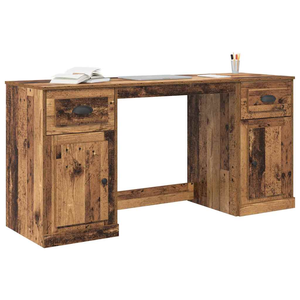 vidaXL Escritorio con armario Madera Vieja 154,5 x 50 x 75 cm - Image 3