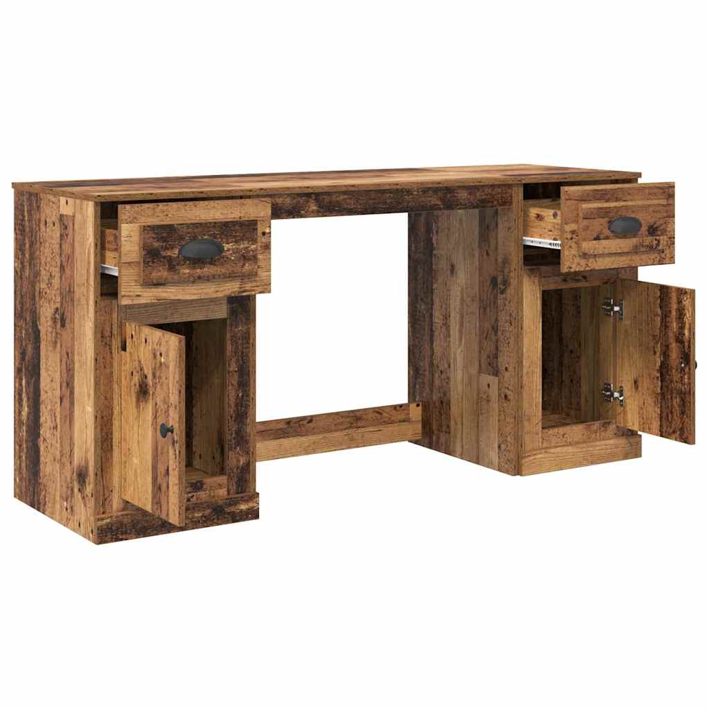 vidaXL Escritorio con armario Madera Vieja 154,5 x 50 x 75 cm - Image 6