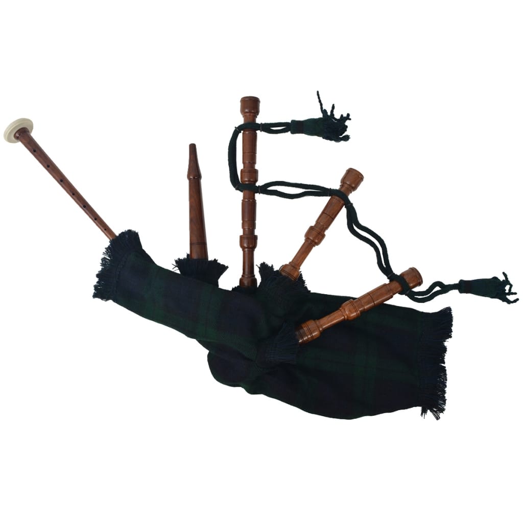 vidaXL Gaita escocesa para niños Highland Royal Steward negro