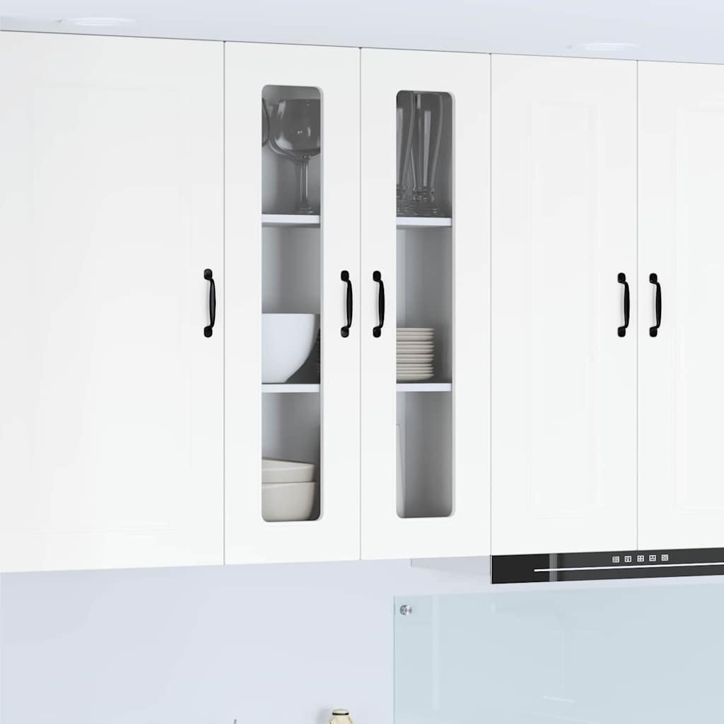 vidaXL Küchenwandschrank mit Regal Weiß 60 x 31 x 100 cm Holzwerkstoff