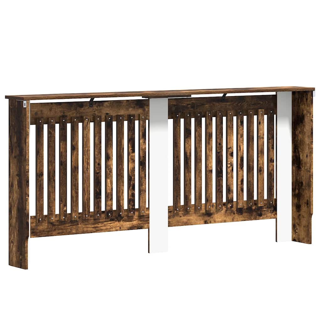 vidaXL Heizkörperabdeckung Geräucherte Eiche 172 x 19 x 81,5 cm - Image 6