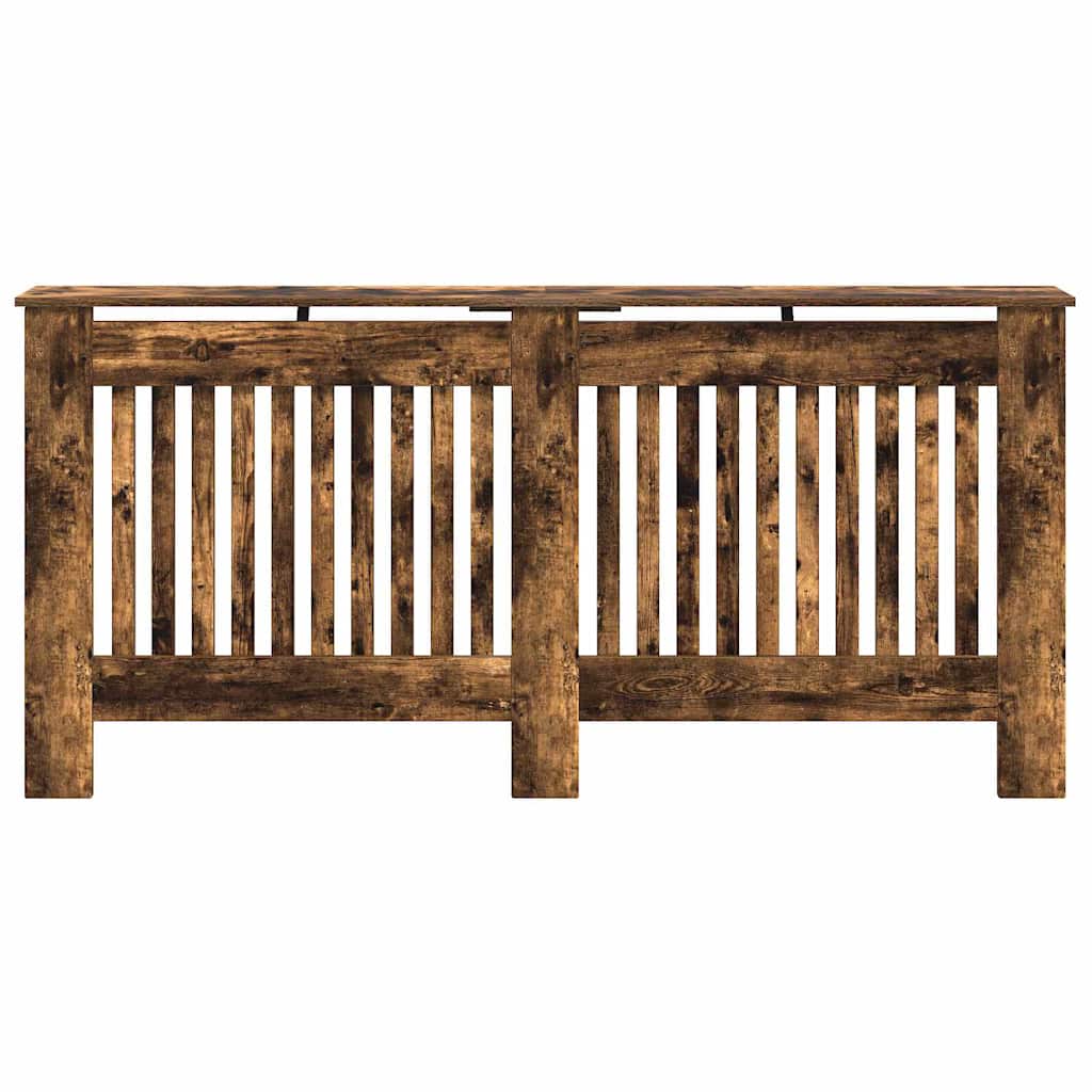 vidaXL Heizkörperabdeckung Geräucherte Eiche 172 x 19 x 81,5 cm - Image 4