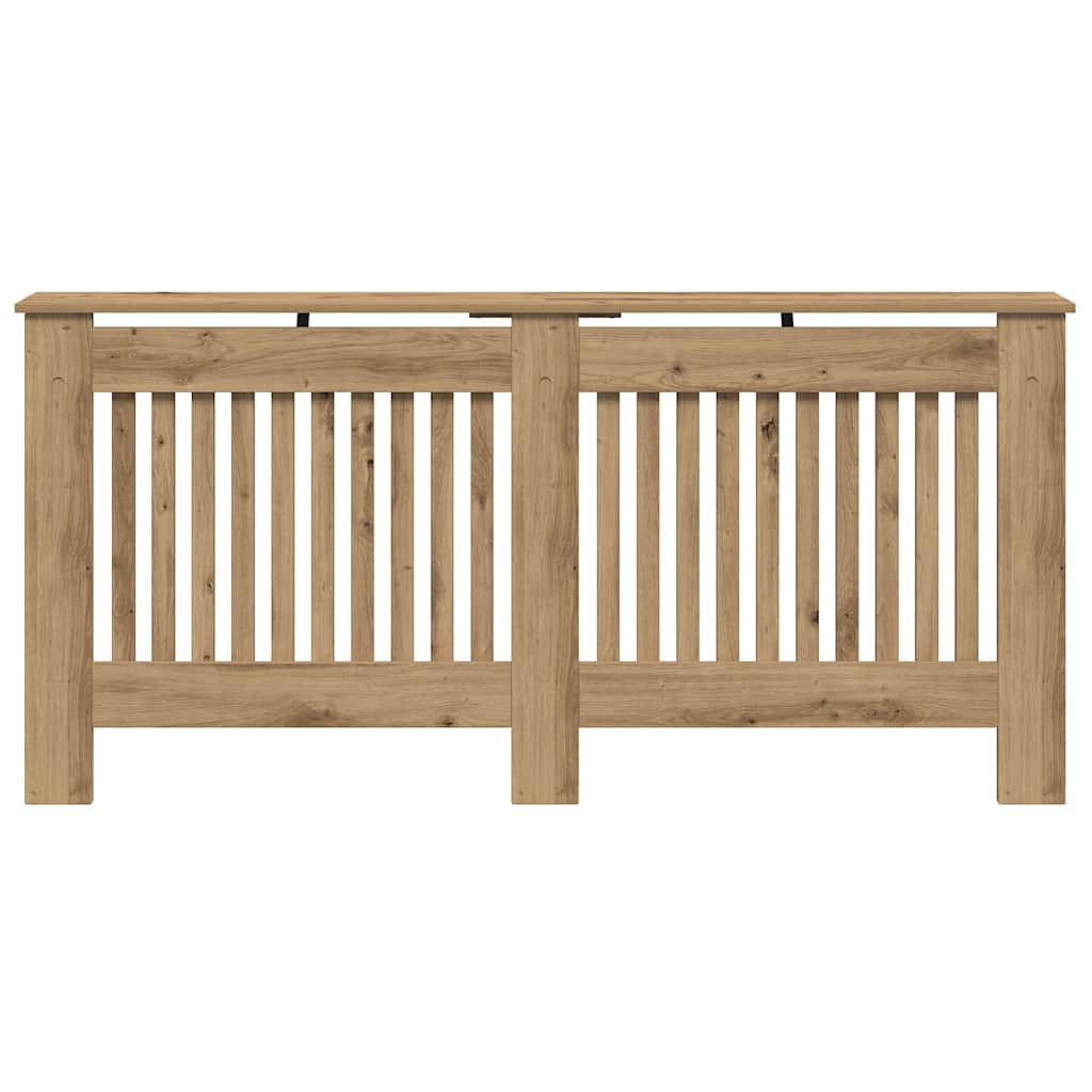 vidaXL Heizkörperabdeckung Artisan-Eiche 172 x 19 x 81,5 cm - Image 4