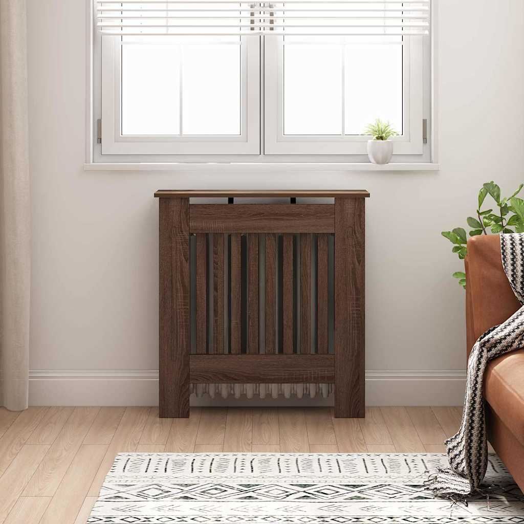 vidaXL Heizkörperabdeckung Braun Eichen-Optik 78 x 19 x 81,5 cm