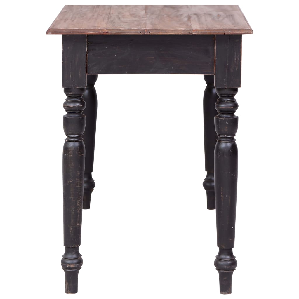 vidaXL Schreibtisch mit 3 Schubladen 117×57×75 cm Massivholz Mahagoni - Image 3