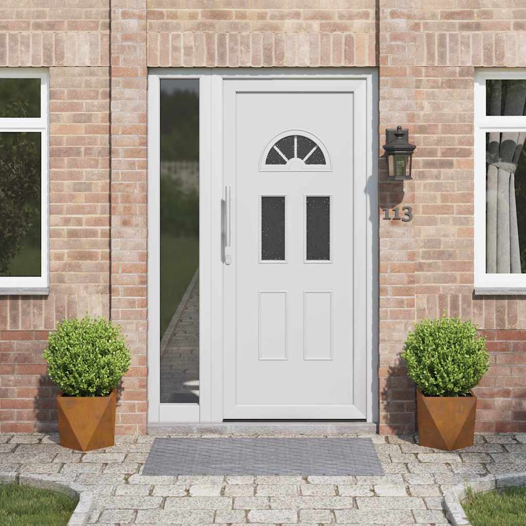 vidaXL Pflanzkübel 2 pcs Rostig 30 x 30 x 30 cm Wetterfeststahl