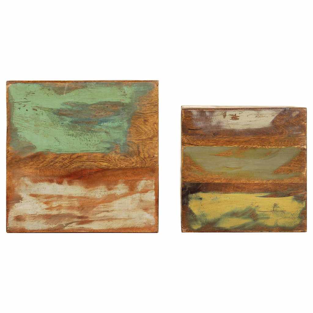 vidaXL Pflanzenständer 2 Stk. Altholz Massiv - Image 5