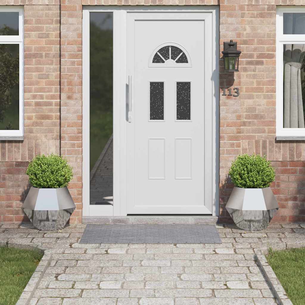 vidaXL Pflanzkübel 2 pcs Silber 50 x 50 x 40 cm Verzinkter Stahl