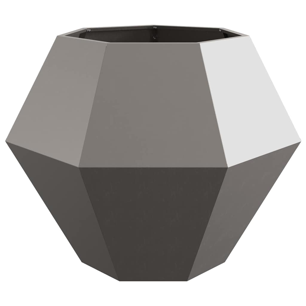 vidaXL Pflanzkübel 2 pcs Rostig 100 x 100 x 80 cm Wetterfeststahl - Image 5