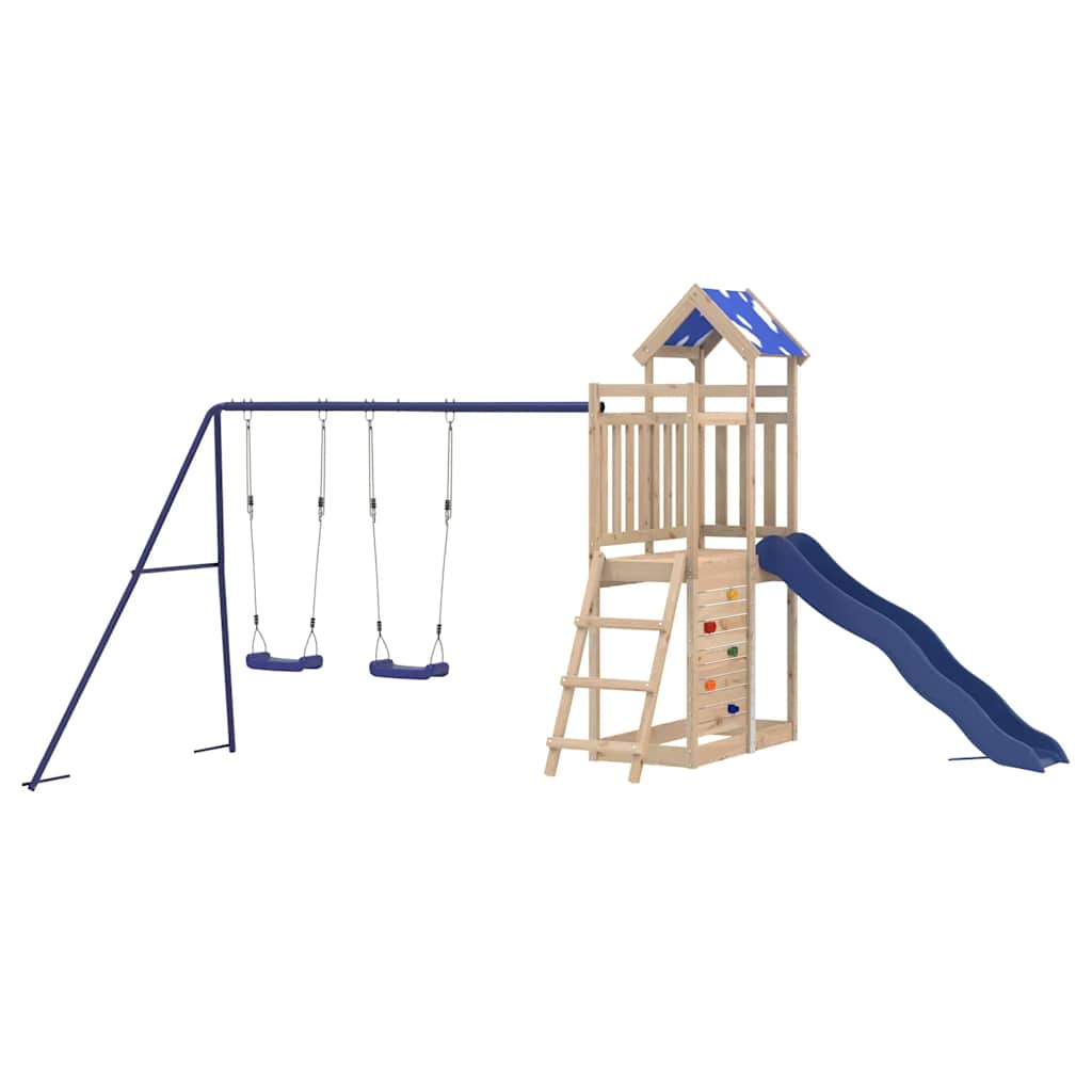 vidaXL Spielturm Massivholz Kiefer - Image 3