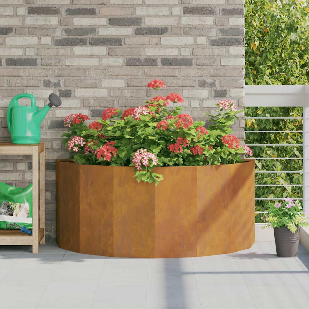 vidaXL Pflanzkübel Rostig 120 x 60 x 50 cm Wetterfeststahl