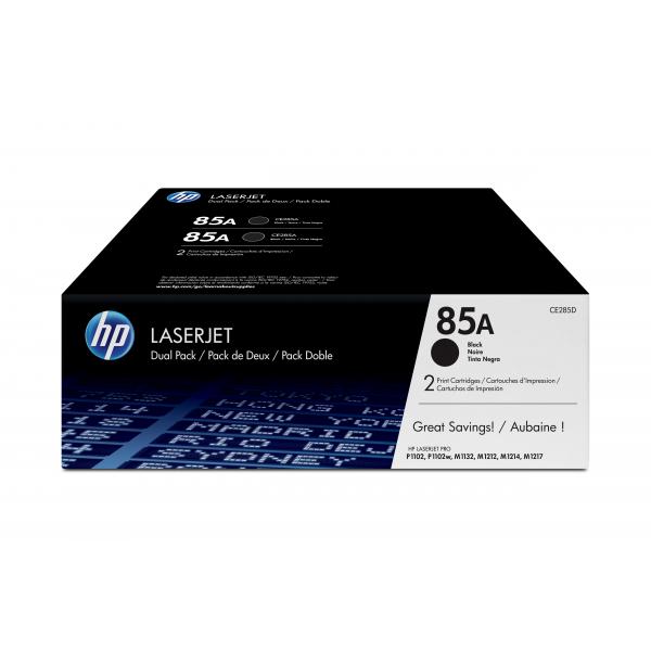 Toner Originale HP 85A (2 uds) Nero