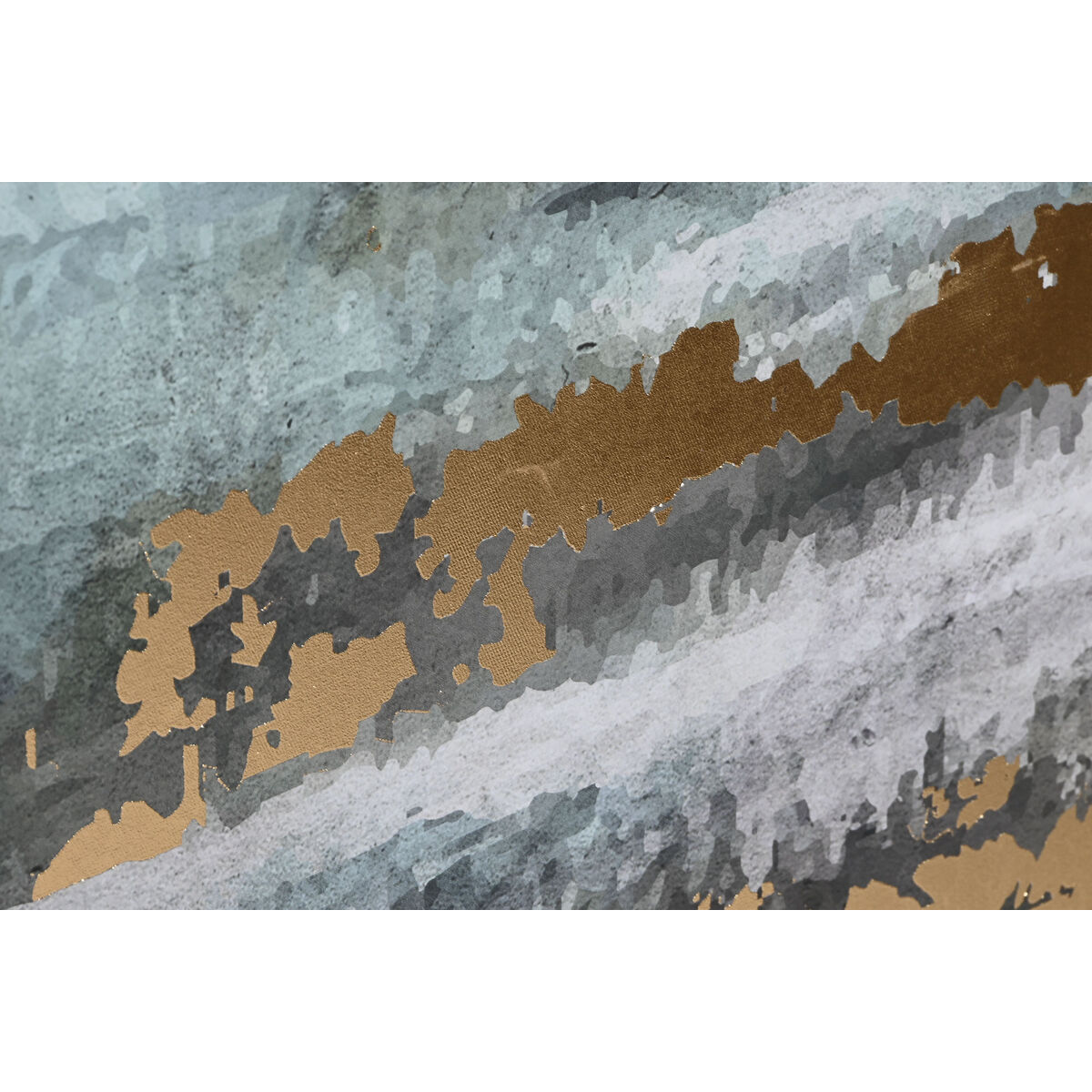 Tela Home ESPRIT Verde Grigio Dorato Astratto 103 x 4,5 x 143 cm (2 Unità) - Image 3