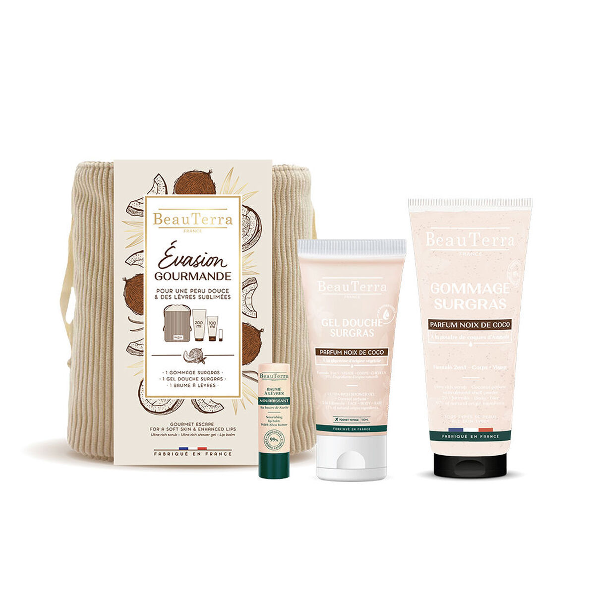 Cofanetto Cosmetica Donna Beauterra GOURMET COCO 4 Pezzi