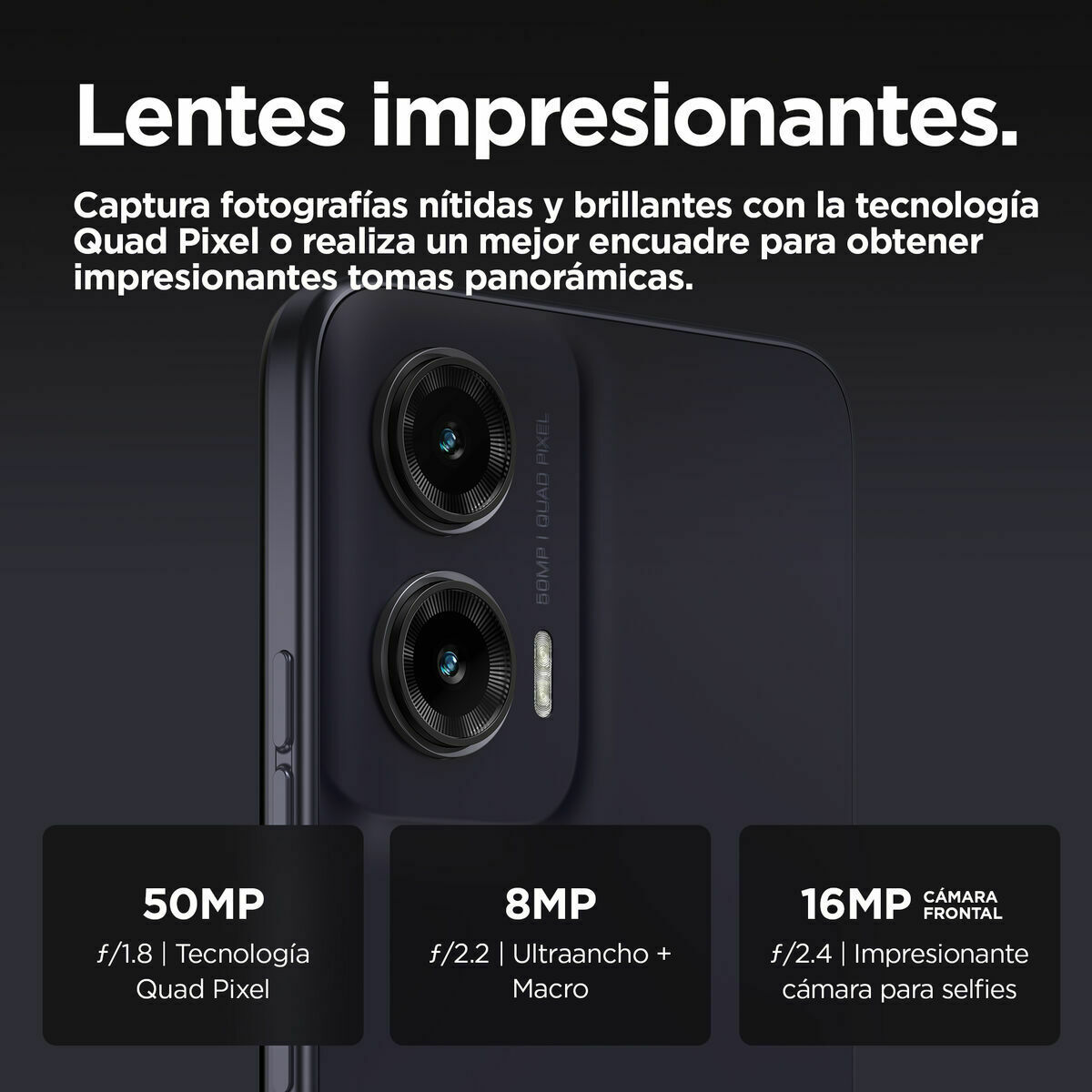 Smartphone Motorola G35 5G 8 GB RAM 256 GB 6,72" Unisoc Nero Grigio - Image 6