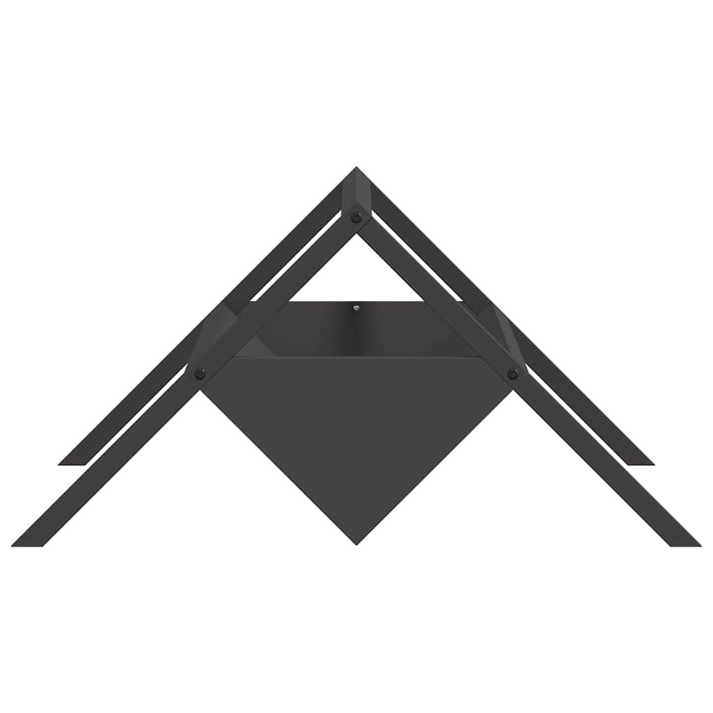 vidaXL Trough d'alimentation pour le bétail Noir 111 x 76 x 38 cm - Image 6