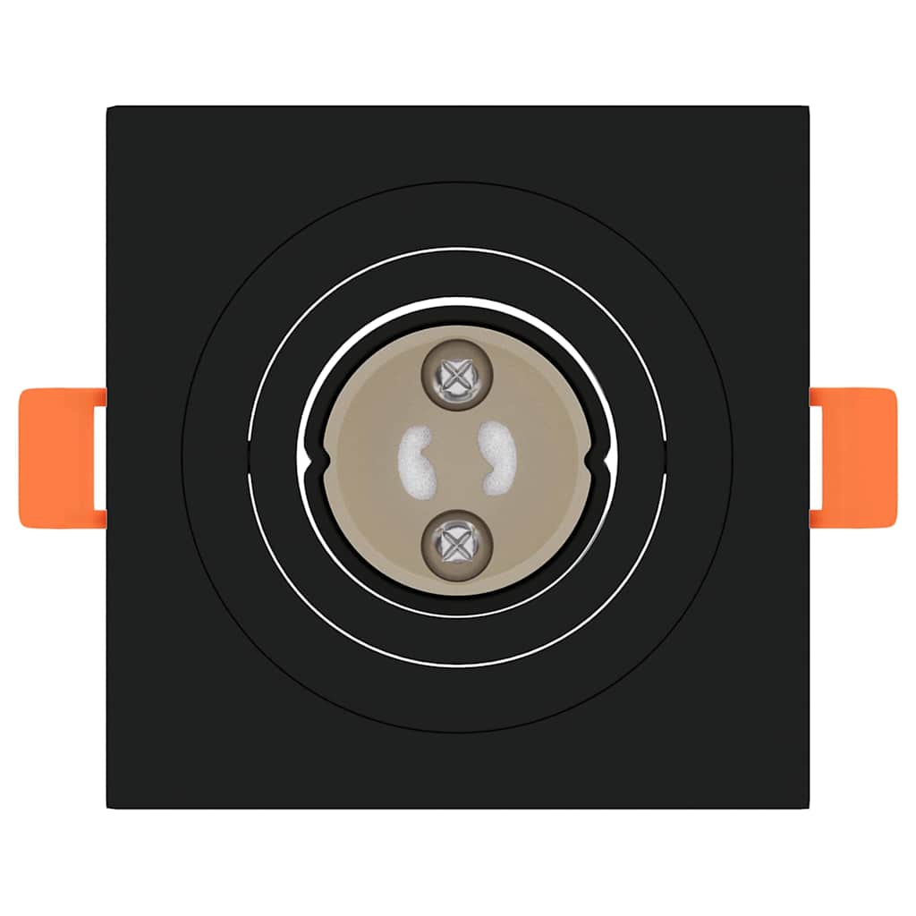 vidaXL Spotlights mit Strahlern 24 pcs Schwarz 9 x 9 x cm Aluminium - Image 6