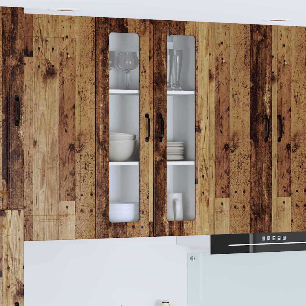 vidaXL Küchenwandschrank Altholz 60 x 31 x 100 cm Holzwerkstoff
