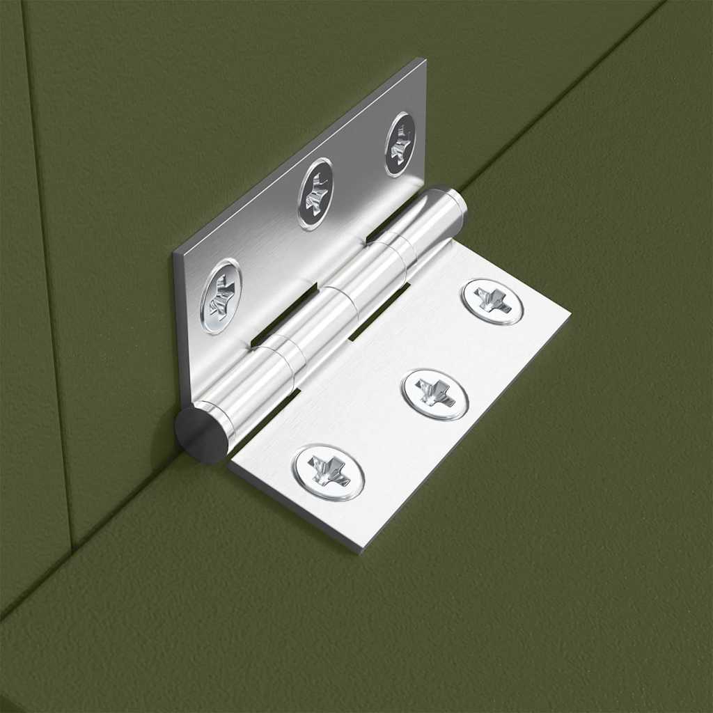 vidaXL Schweinfutterspender Olive Grün 55 x 51 x 91,5 cm - Image 6