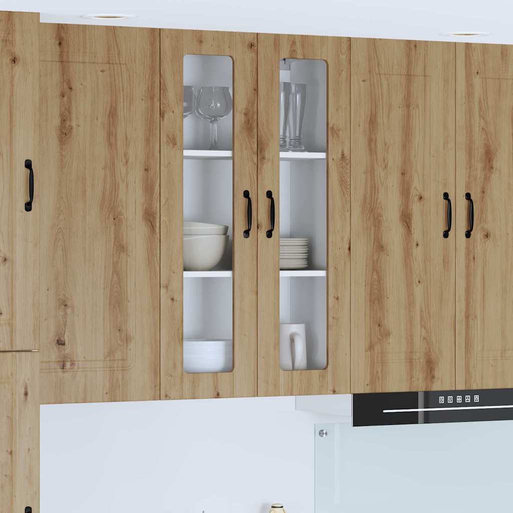 vidaXL Küchenwandschrank Artisan-Eiche 60 x 31 x 100 cm Holzwerkstoff