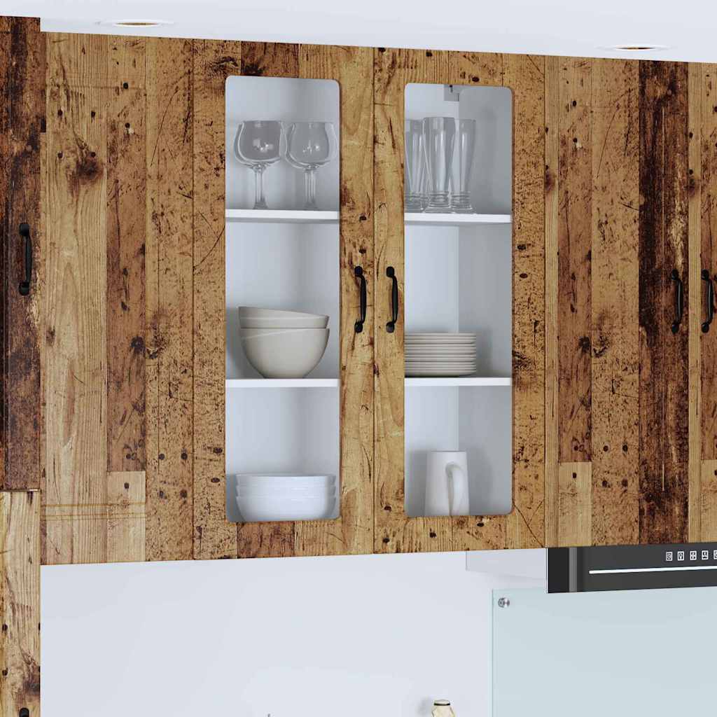 vidaXL Küchenwandschrank Altholz 80 x 31 x 100 cm Holzwerkstoff