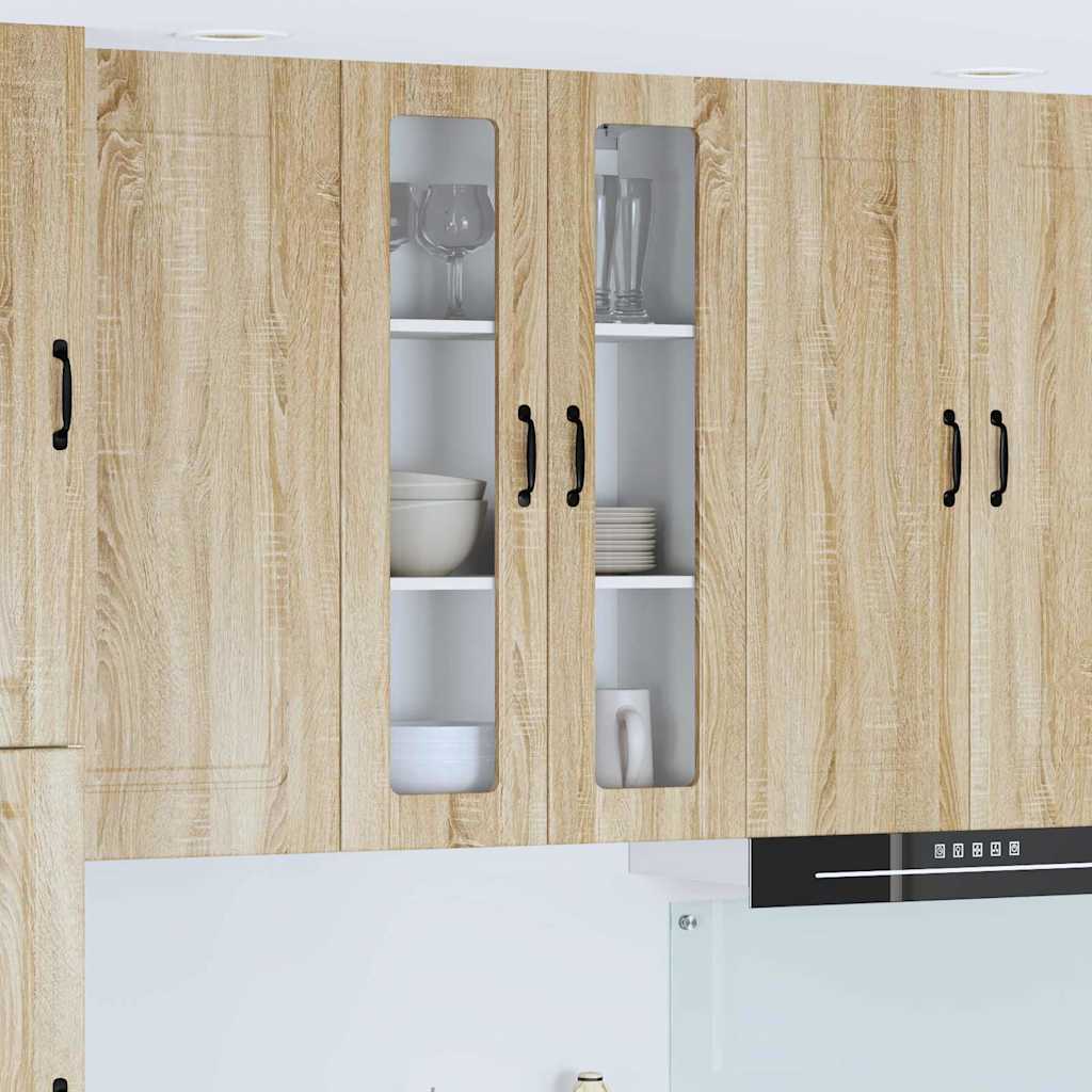 vidaXL Küchenwandschrank Sonoma-Eiche 60 x 31 x 100 cm Holzwerkstoff
