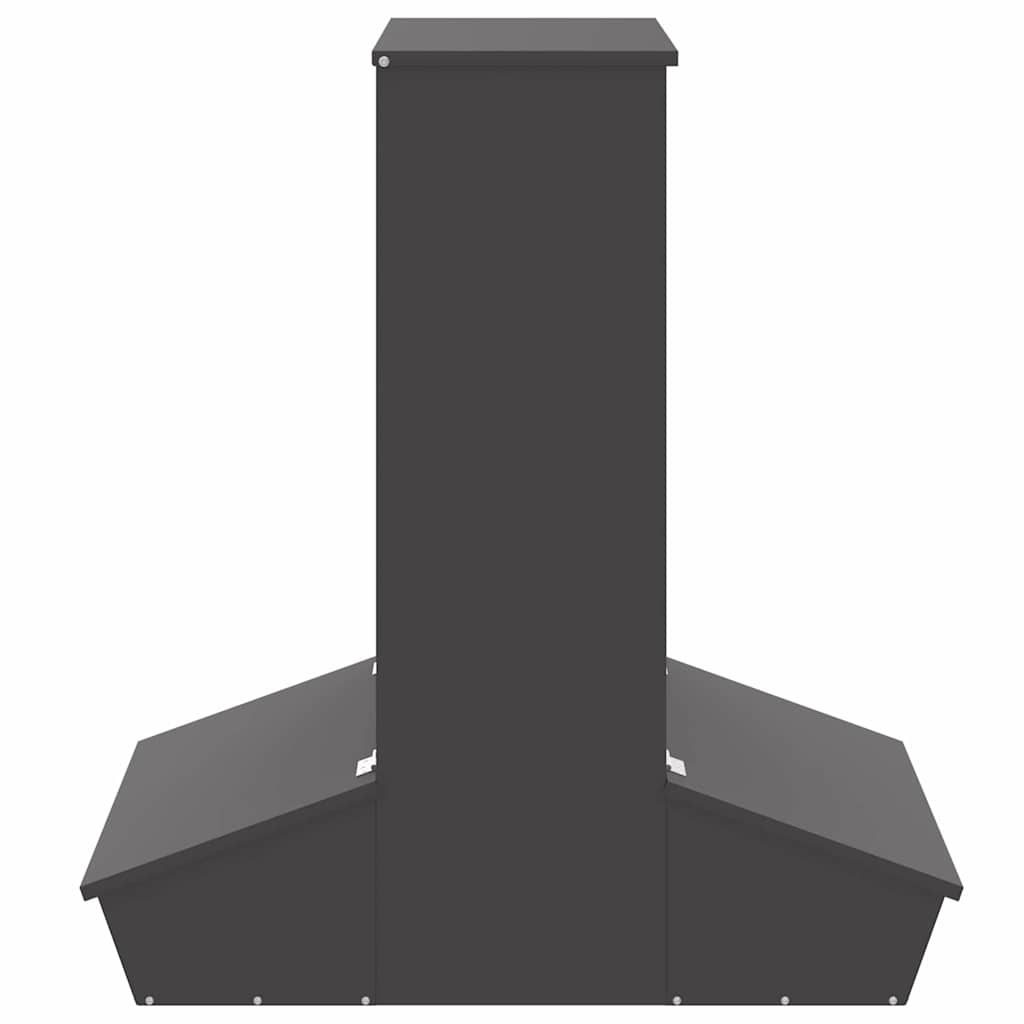 vidaXL Schweinfutterspender Schwarz 82 x 51 x 91,5 cm - Image 5