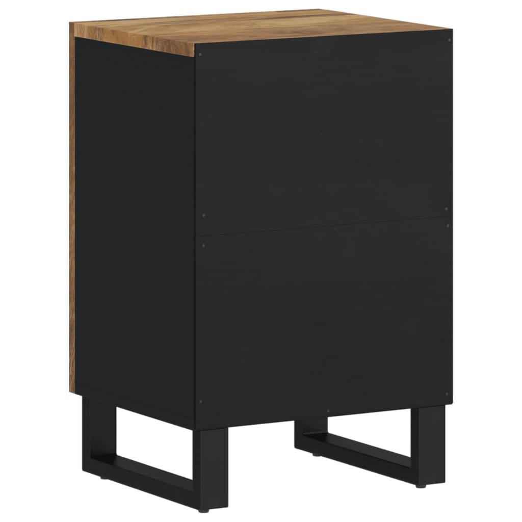 Mobile Da Bagno 38x33x58 Cm In Legno Massello Di Mango - Image 5