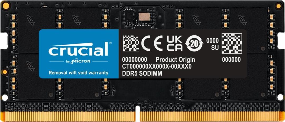 Crucial 32gb Ddr5-4800 Sodimm (ct32g48c40s5)