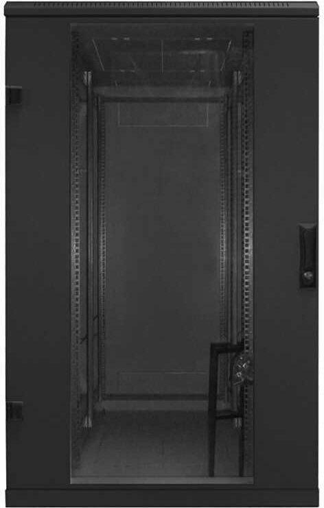 Triton 19""schrank B800/t 800 Schwarz Bis 800kg Glastür - Rack (rmA-27-A88-BaX-N1)