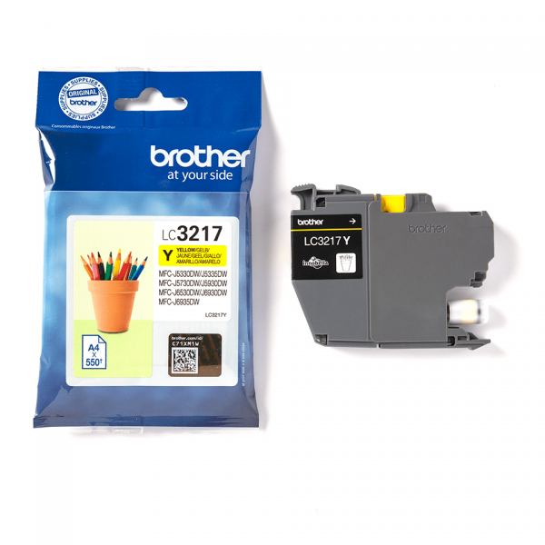Brother Cart Ink Giallo Per MfC-J5330dw/5730dw 550pag Serie LC-32 - Image 4