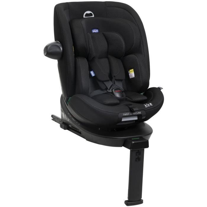 Seggiolino Auto - Chicco - Everone - Gruppo 0/1/2/3 - I-Size - Girevole - Reclinabile - Riduttore - Nero