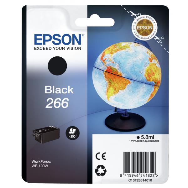 Epson Singlepack Black 266 Ink Cartridge WF-100w 5,8ml