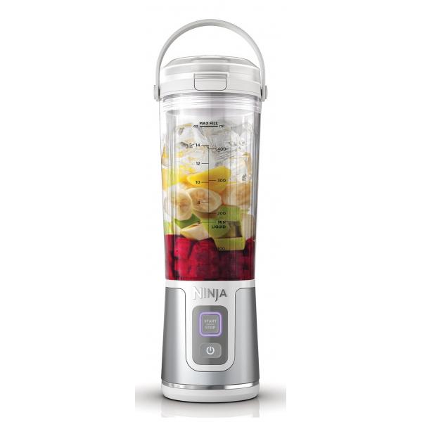 Frullatore Portatile Ninja Blast - Bc150euwh - Ciotola Da 530 Ml - Durata Della Batteria 2 Ore - Senza Fili - Senza Bpa - Bianco