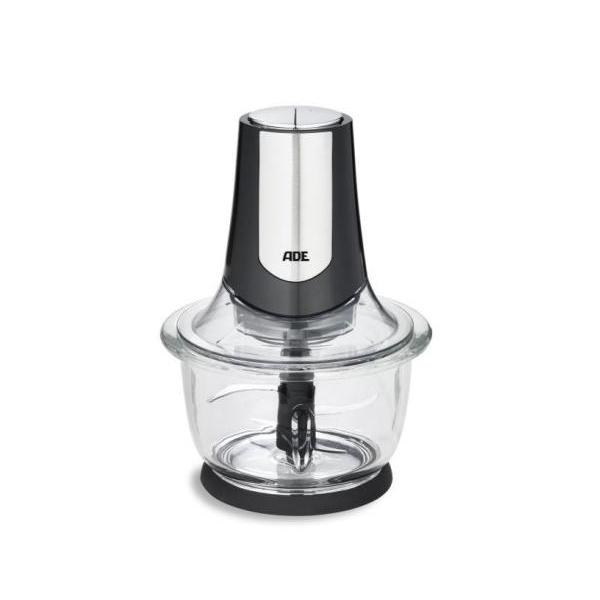 Tritatutto Elettrico - Ade - Articoli Da Cucina - 2 Velocità - 1,2 L - Nero / Acciaio Inossidabile