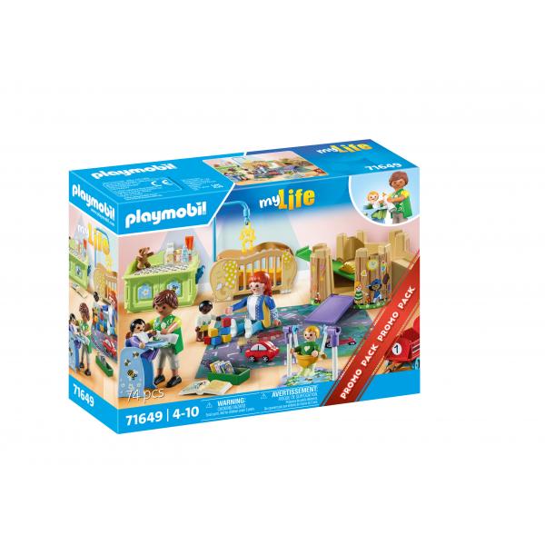 Playmobil 71649 Assistente Alla Cura Del Bambino, My Life, Confezione Promozionale, 74 Pezzi, Dai 4 Anni In su