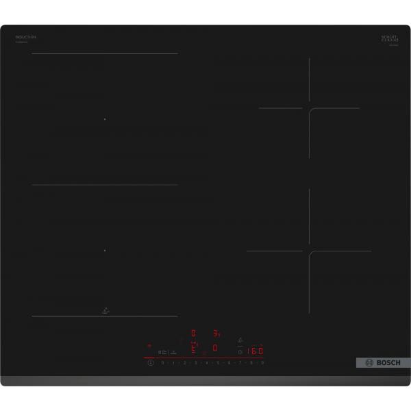 Piano Cottura A Induzione 60 Cm - Bosch Ser6 - Pvs63khc1e Nero - 4 Fuochi - Home Connect - L592xp522 mm