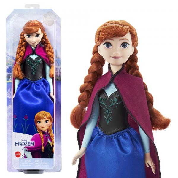 DisneY-FrozeN-AnnA-Doll Con Vestiario E Accessori Hlw49