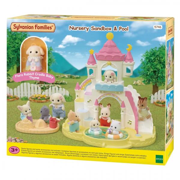 Sylvanian Families 5746 - La Sabbiera E La Piscina Per Bambini