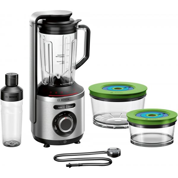 Frullatore Sottovuoto 2 In 1 - Bosch - Vitapower Serie 8 Mmbv625m - 1000 W - Acciaio Inossidabile / Nero