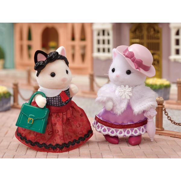 Famiglie Sylvanian 5462 La Valigia Alla Moda E La Sorella Maggiore Gatto Bicolore - Image 4
