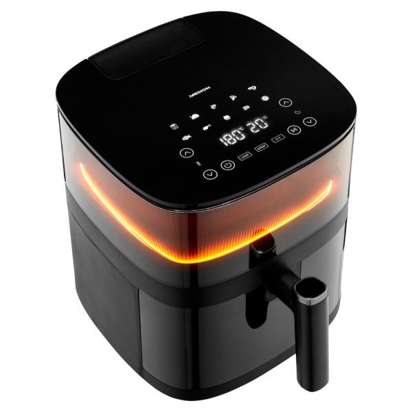 Friggitrice Ad Aria Calda Senza Olio - Md 11780 - Temperatura Fino A 230°c - 10 Programmi - 5 L - 1500 Watt - Image 4