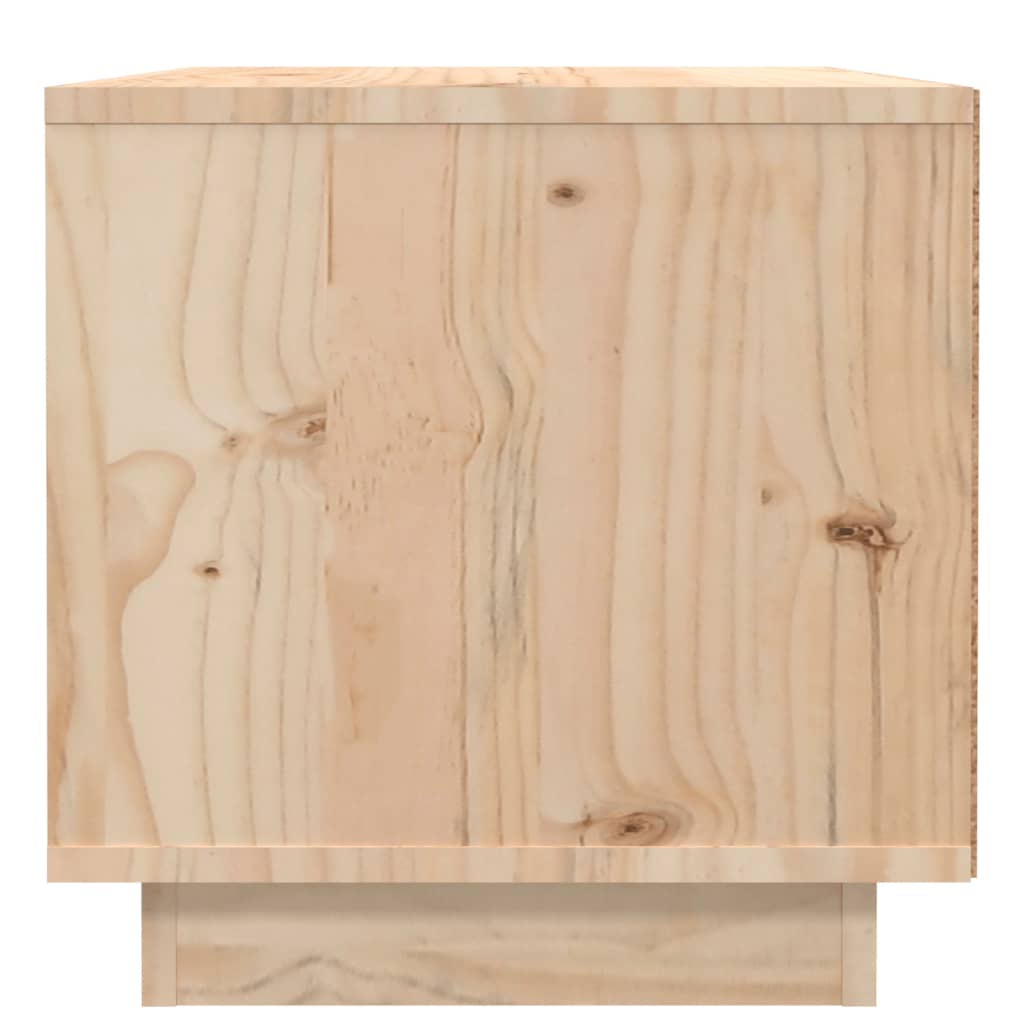 Comodino 40x34x35 Cm In Legno Massello Di Pino - Image 5